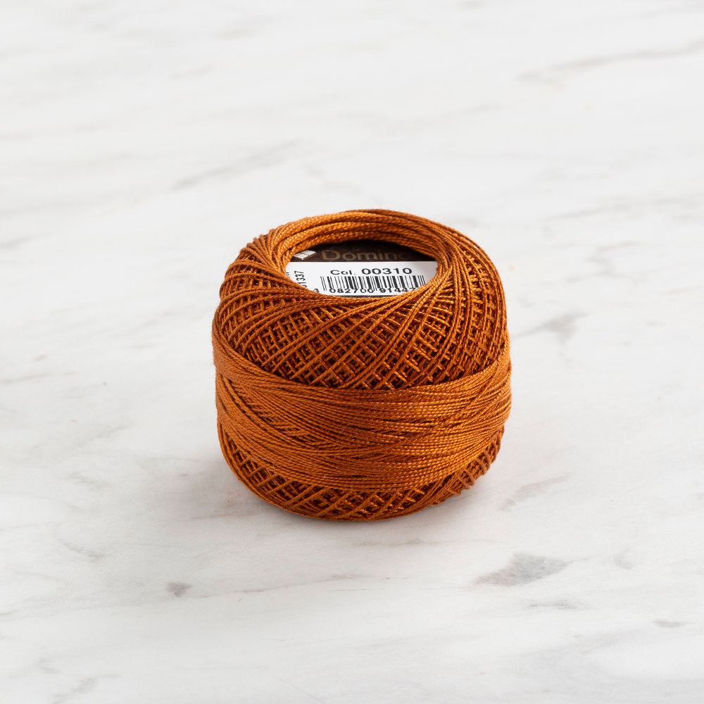 Domino Koton Perle 5gr Kahverengi No:12 Nakış İpliği - 4590012-310